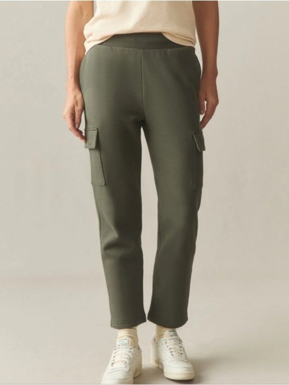 American Giant Loden Green Cargo Straight Sweatpant New Medium USA Outdoor